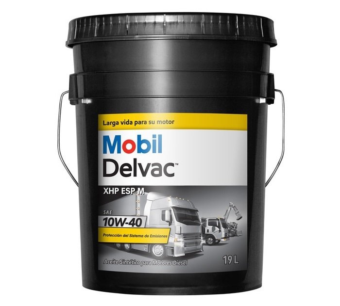 MOBIL DELVAC XHP ESP S 10W-40, 19 LT.